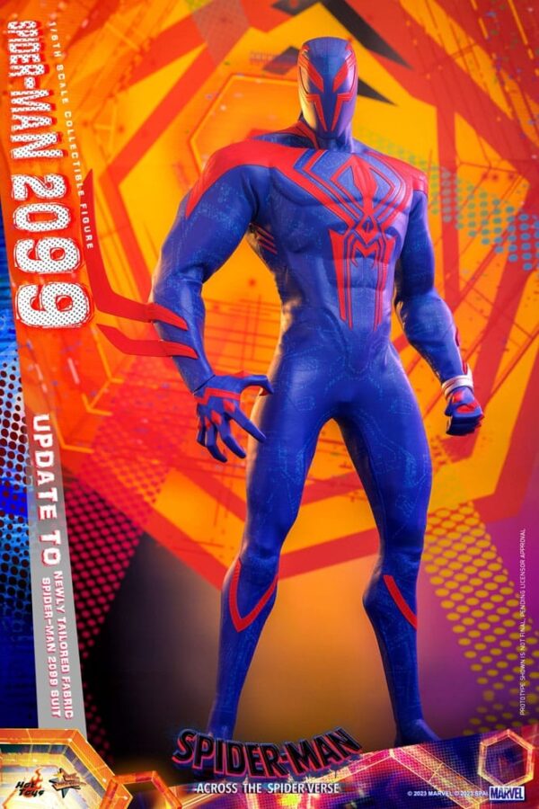 PREORDINE - Marvel Hot Toys Spider-man 2099 Across The Spider-verse Action Figure - immagine 5