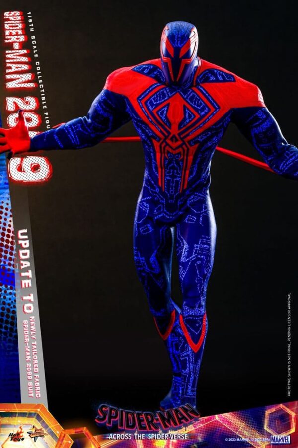 PREORDINE - Marvel Hot Toys Spider-man 2099 Across The Spider-verse Action Figure - immagine 3